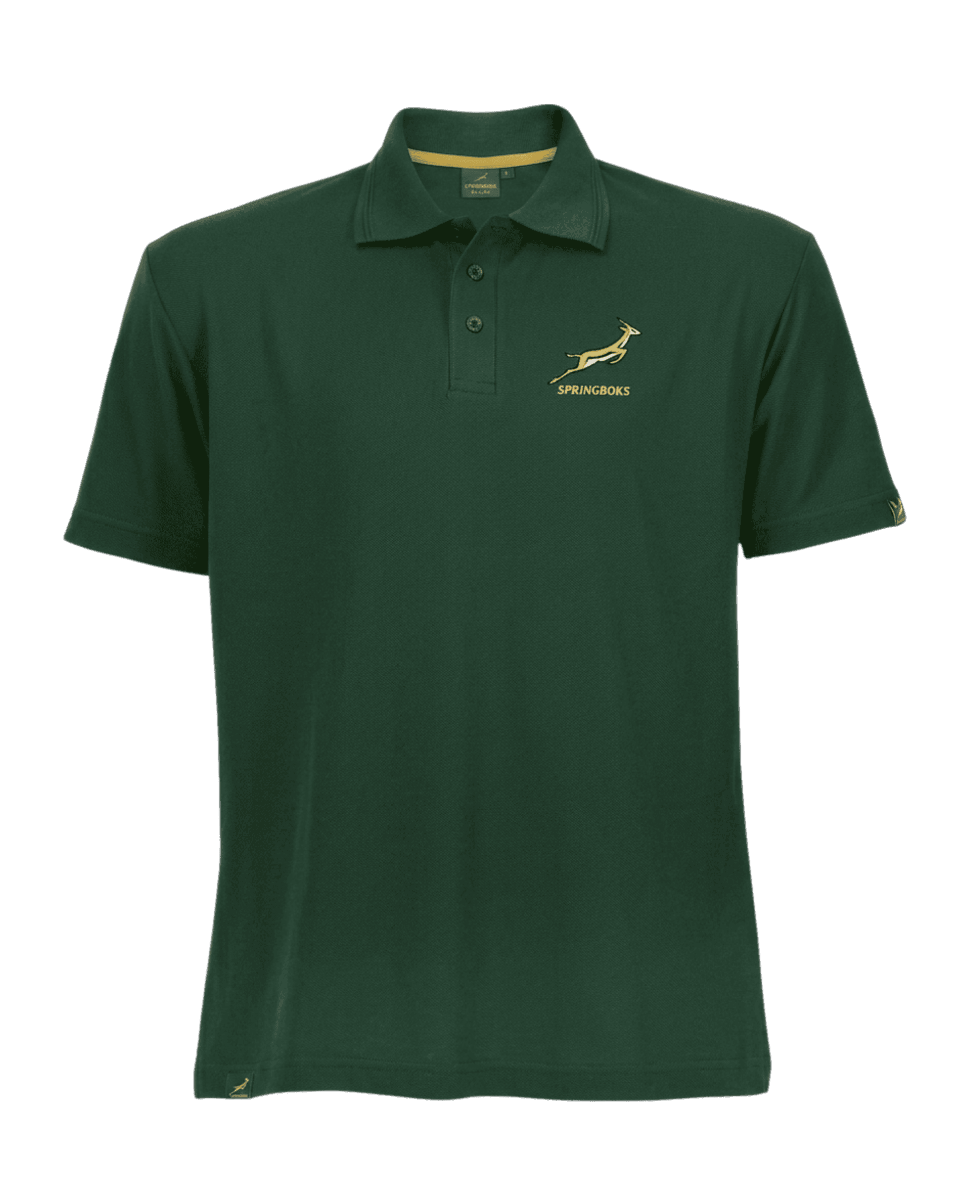 160g Single Jersey Short Sleeve Golfer in Bottle Green